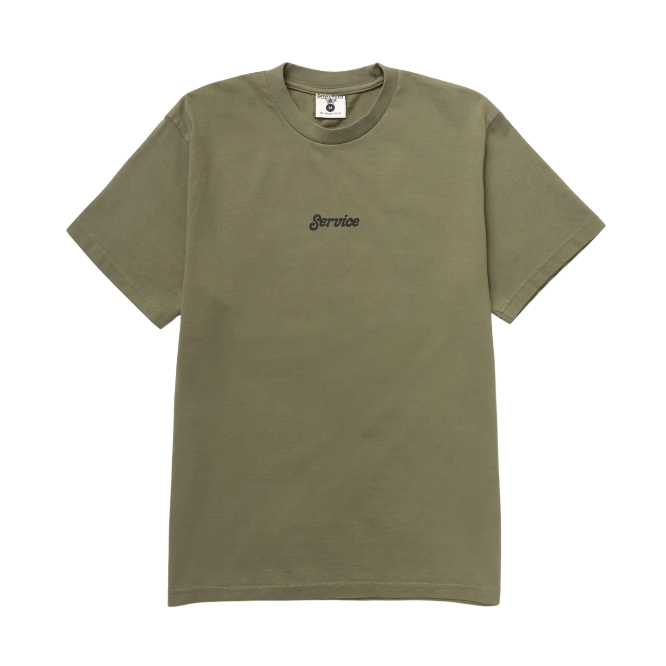 SERVICE WORKS SERVICE LOGO T-SHIRT - OLIVE