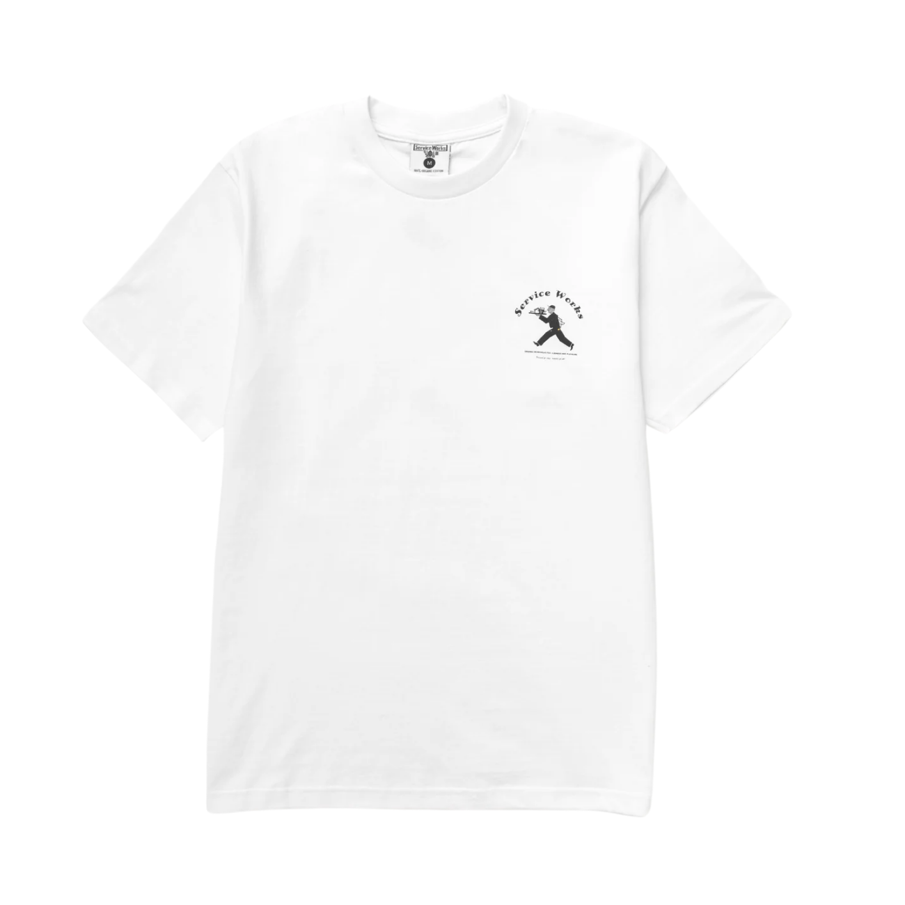 SERVICE WORKS WAITER T-SHIRT - WHITE