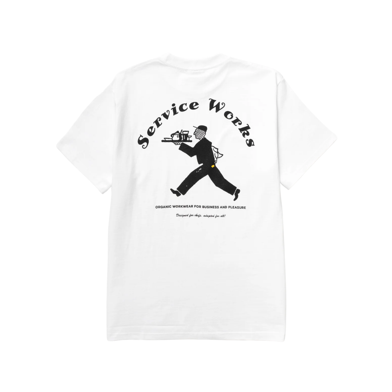 SERVICE WORKS WAITER T-SHIRT - WHITE