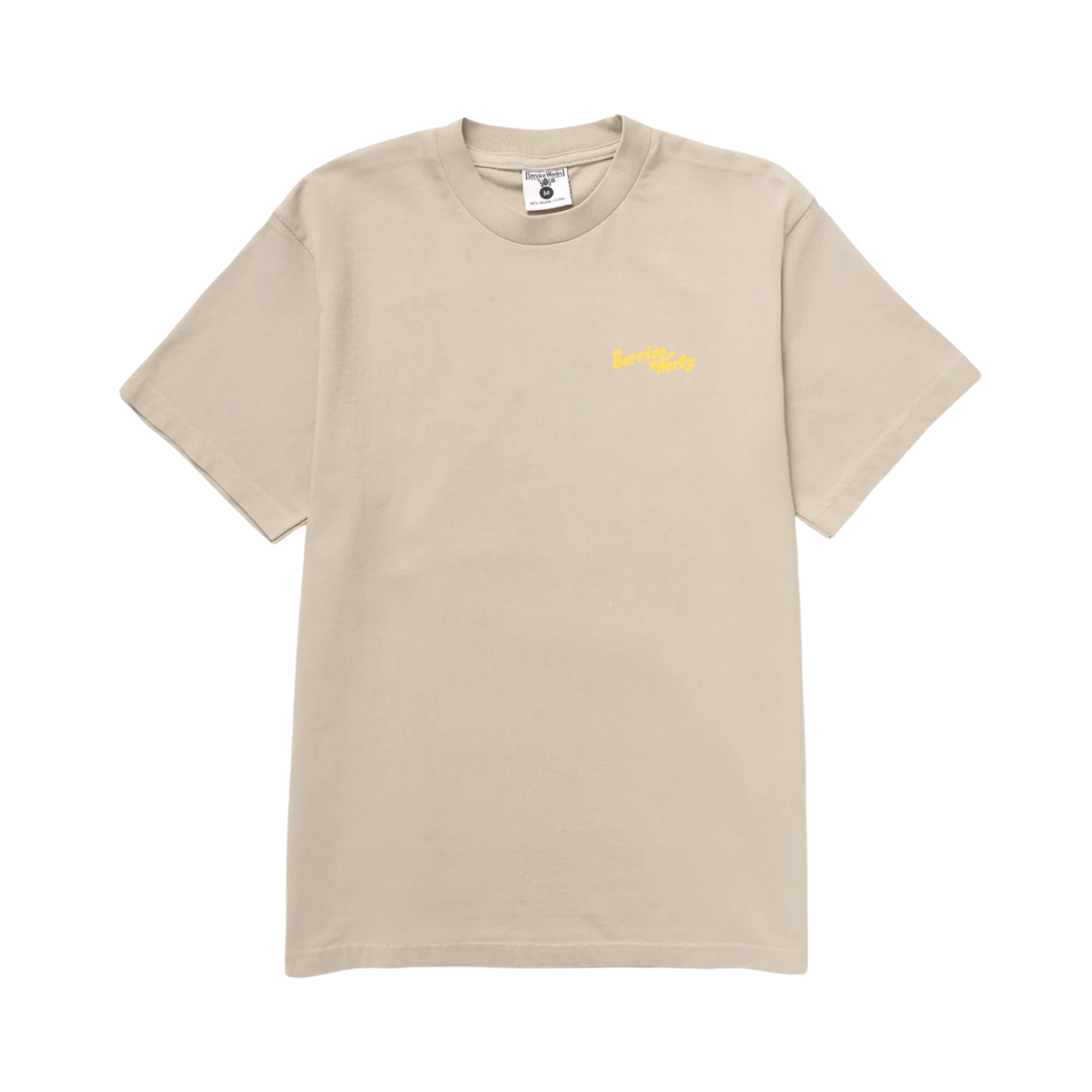 SERVICE WORKS WORK + PLEASURE T-SHIRT - STONE