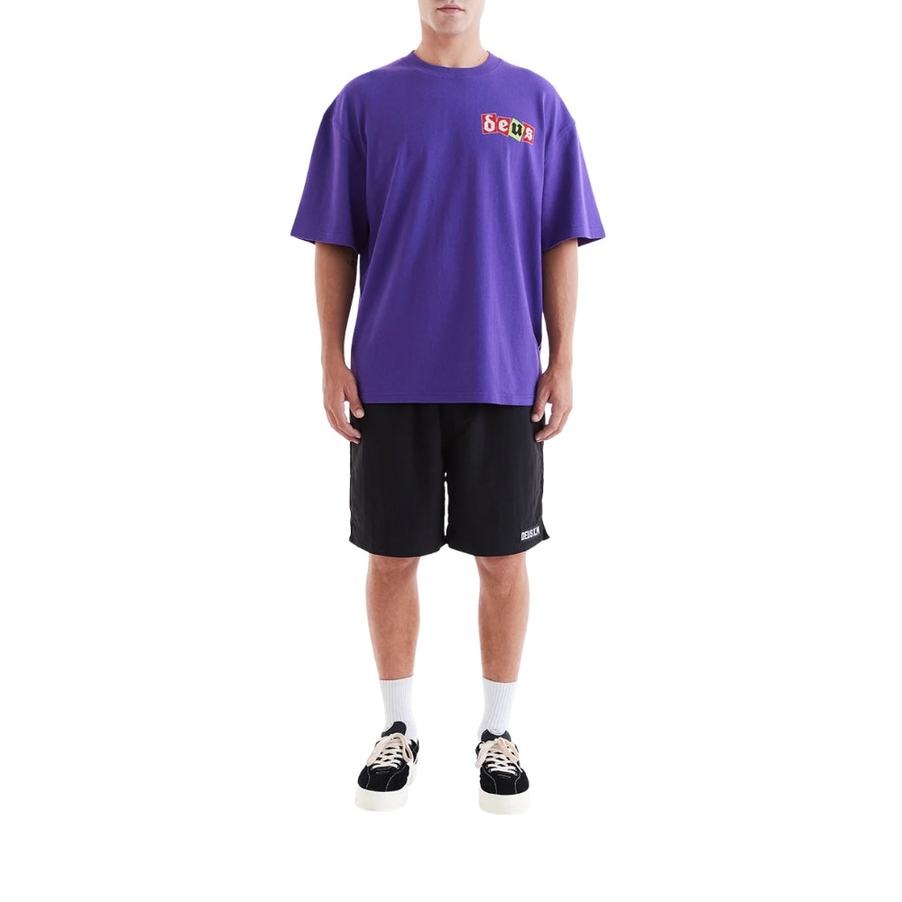 DEUS EX MACHINA REDEMPTION TEE - PURPLE SAPPHIRE