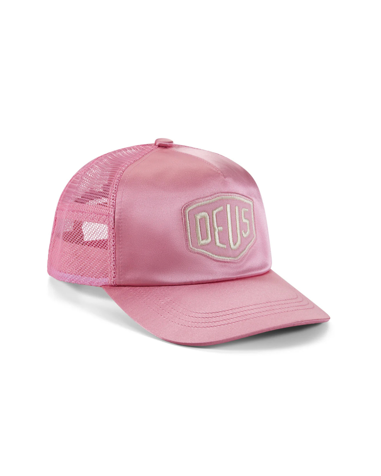 DEUS EX MACHINA PARIS SHIELD TRUCKER CAP - MAUVE GLOW
