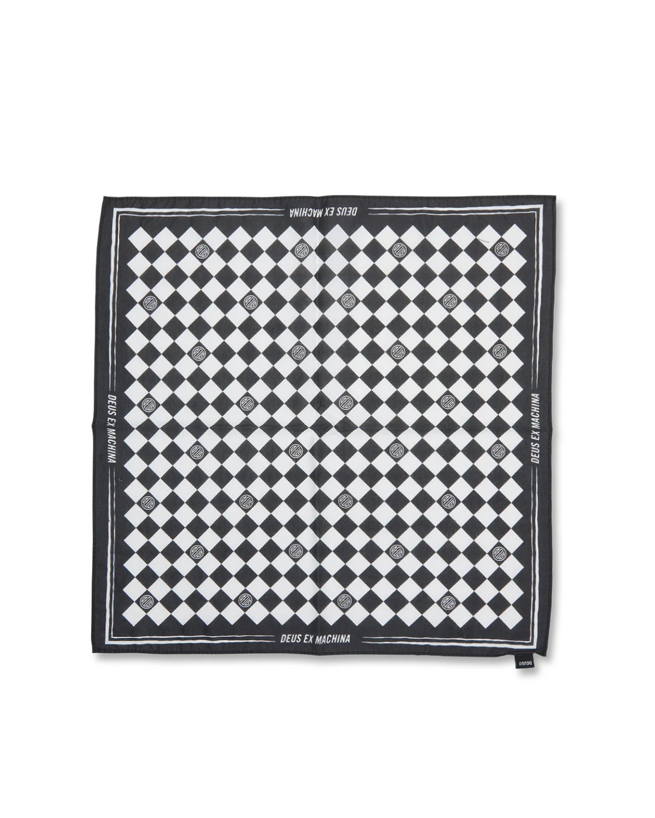 DEUS EX MACHINA BANDIT BANDANA - BLACK-WHITE
