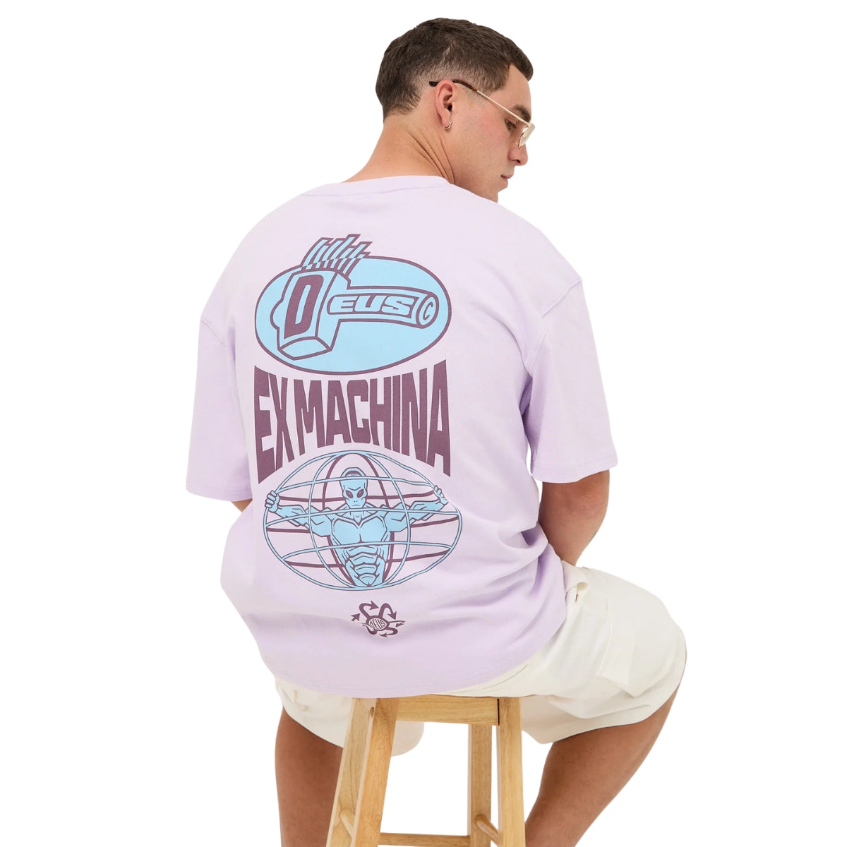 DEUS EX MACHINA GOON SQUAD TEE - ORCHID HUSH