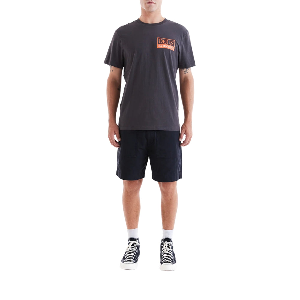 DEUS EX MACHINA SHAKE UP TEE - ANTHRACITE