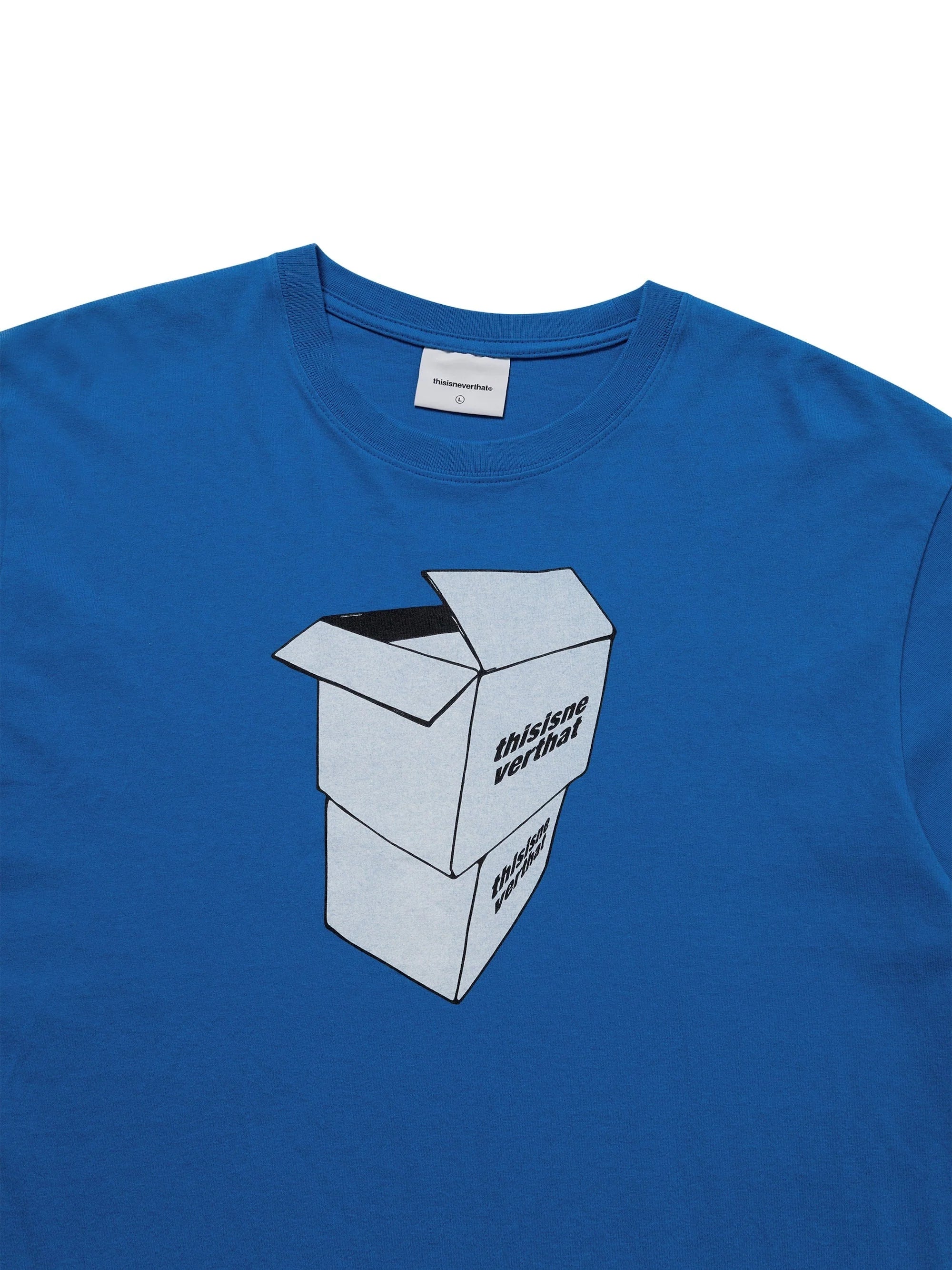 THISISNEVERTHAT 2 PARCELS TEE - BLUE