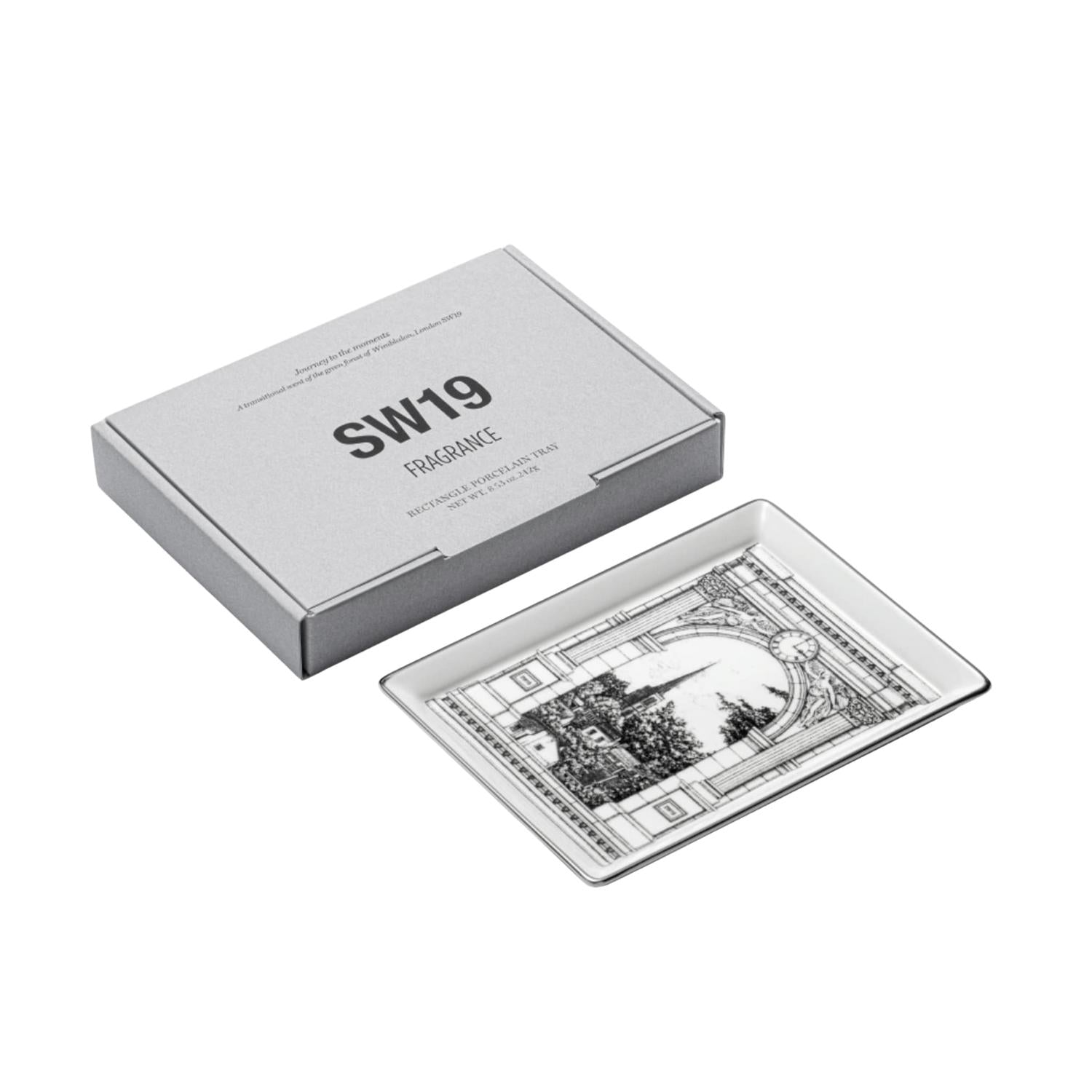 SW19 B RECTANGLE PORCELAIN TRAY