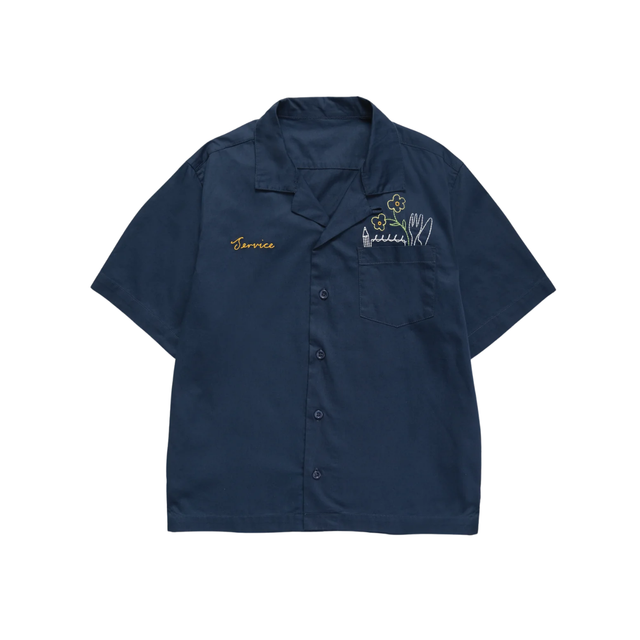 SERVICE WORKS LIGHT TWILL NECESSITIES SHIRT - NAVY