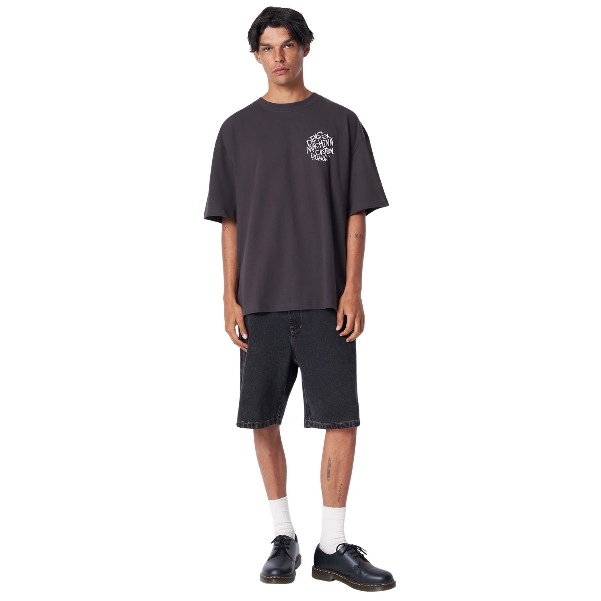 DEUS EX MACHINA WUNDERKIND TEE - ANTHRACITE