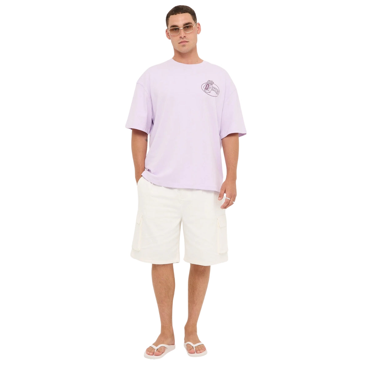 DEUS EX MACHINA GOON SQUAD TEE - ORCHID HUSH