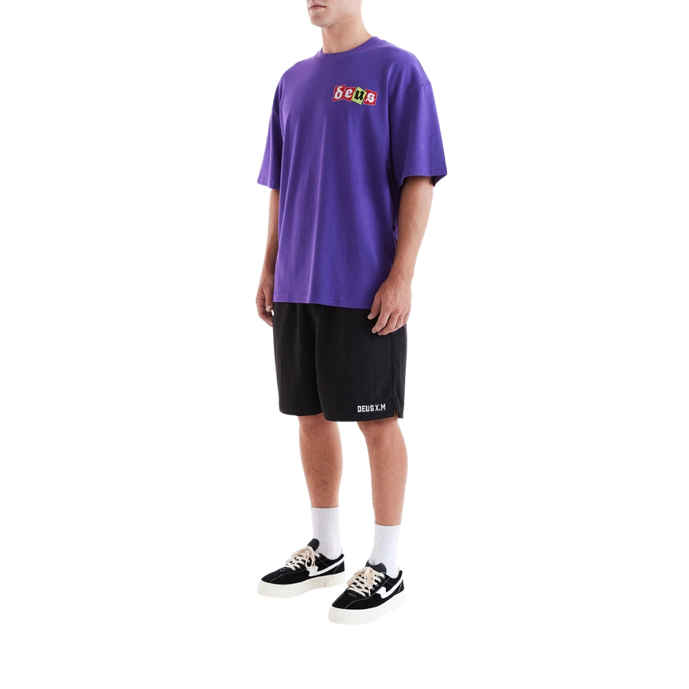 DEUS EX MACHINA REDEMPTION TEE - PURPLE SAPPHIRE