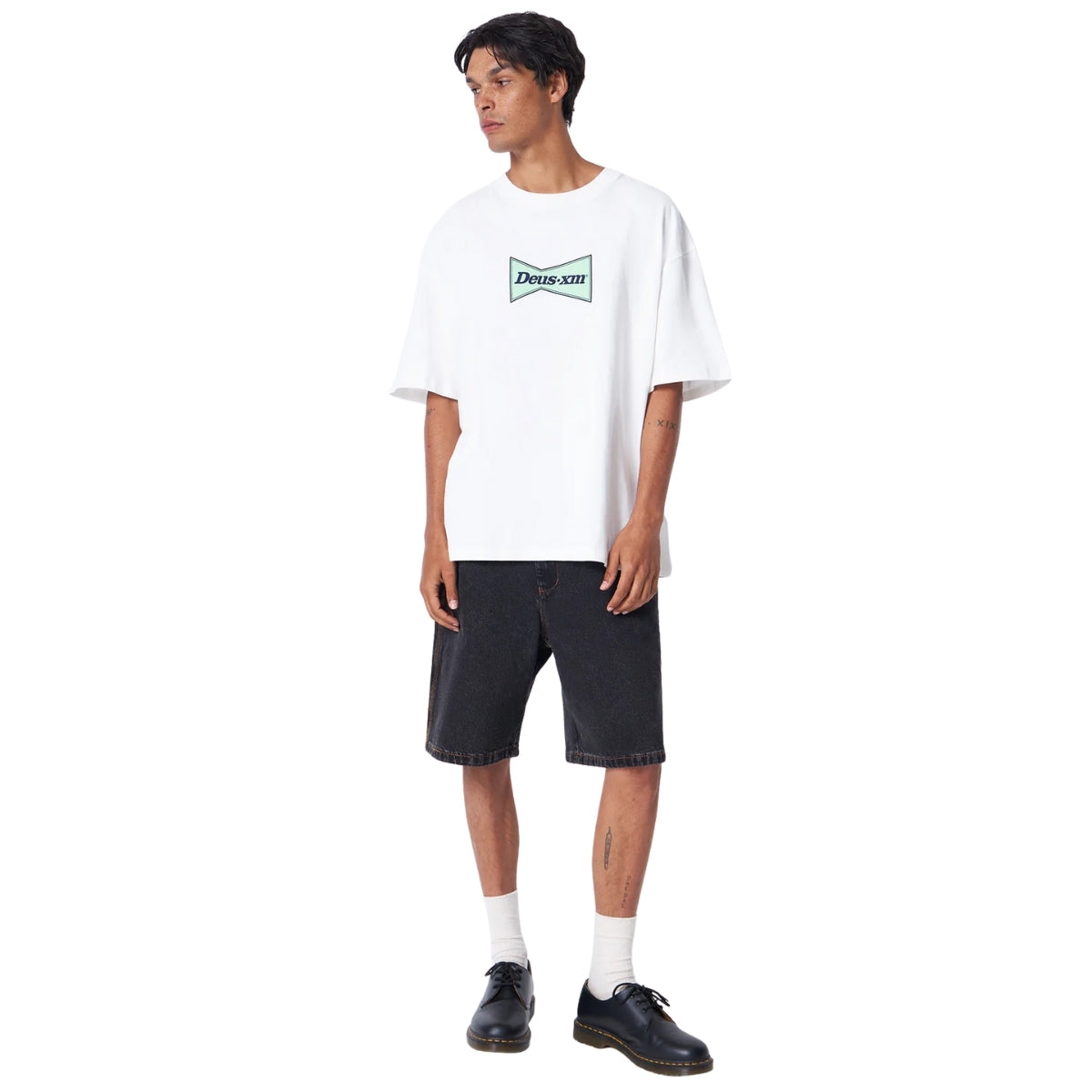 DEUS EX MACHINA TV PARTY TEE - VINTAGE WHITE