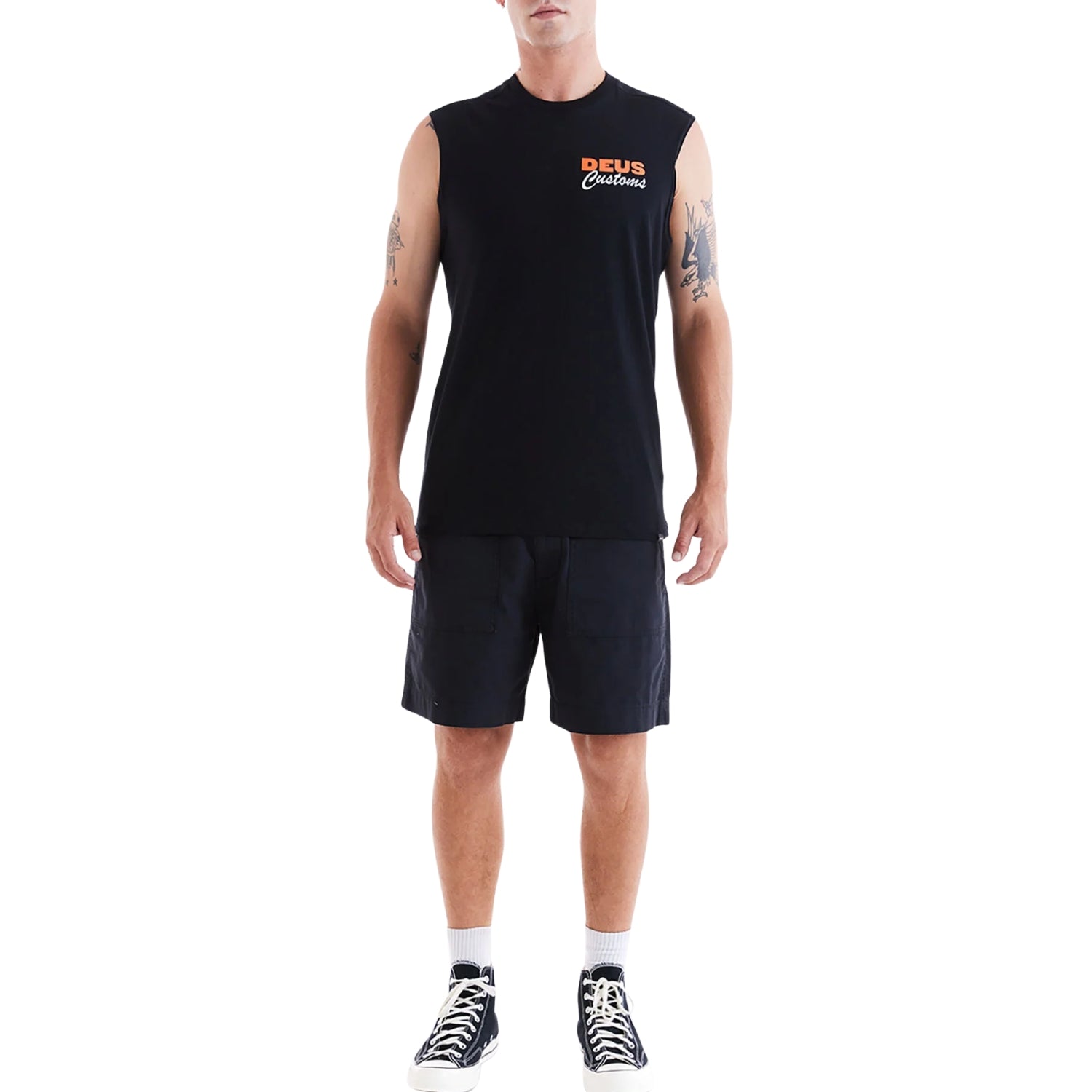 DEUS EX MACHINA ROUNDOUT MUSCLE - BLACK