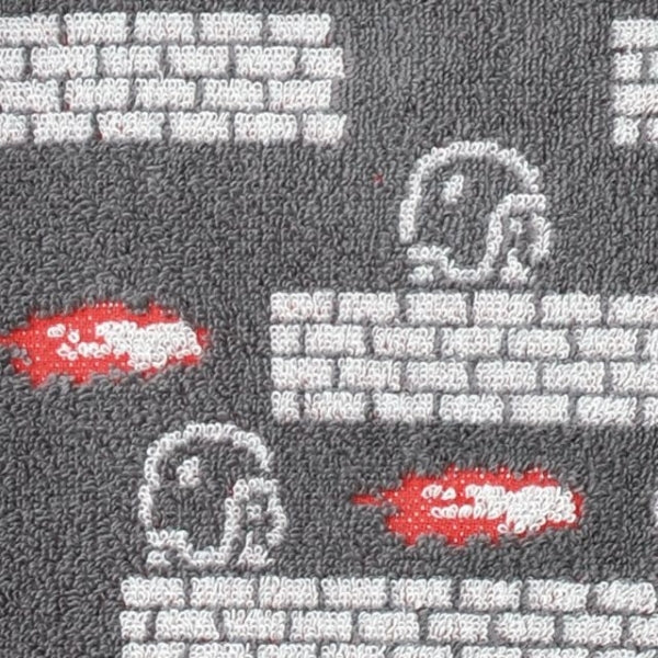 MARUSHIN SUN HEART  SUPER MARIO BOWSER CASTLE STAGE MINI TOWEL - MULTICOLOR