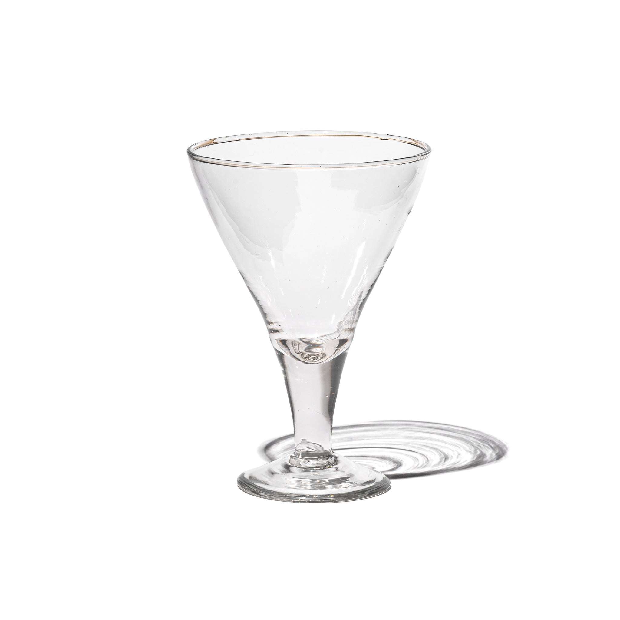 PUEBCO BLOW GLASS DESSERT CUP / Triangle