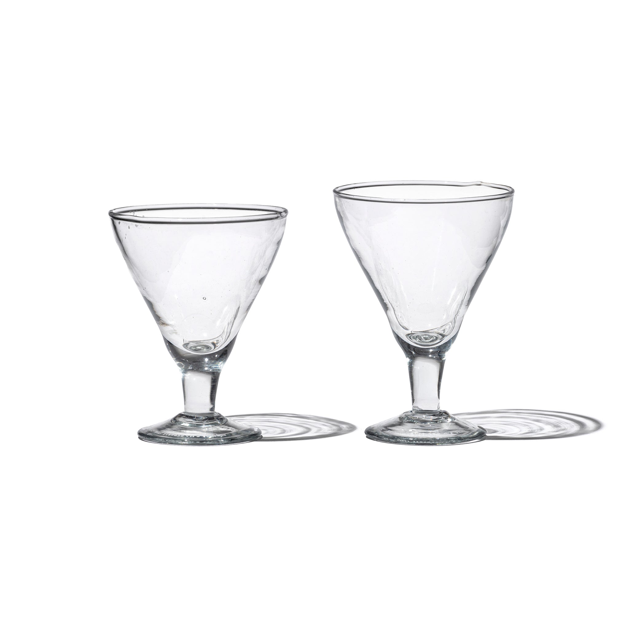 PUEBCO BLOW GLASS DESSERT CUP / Triangle