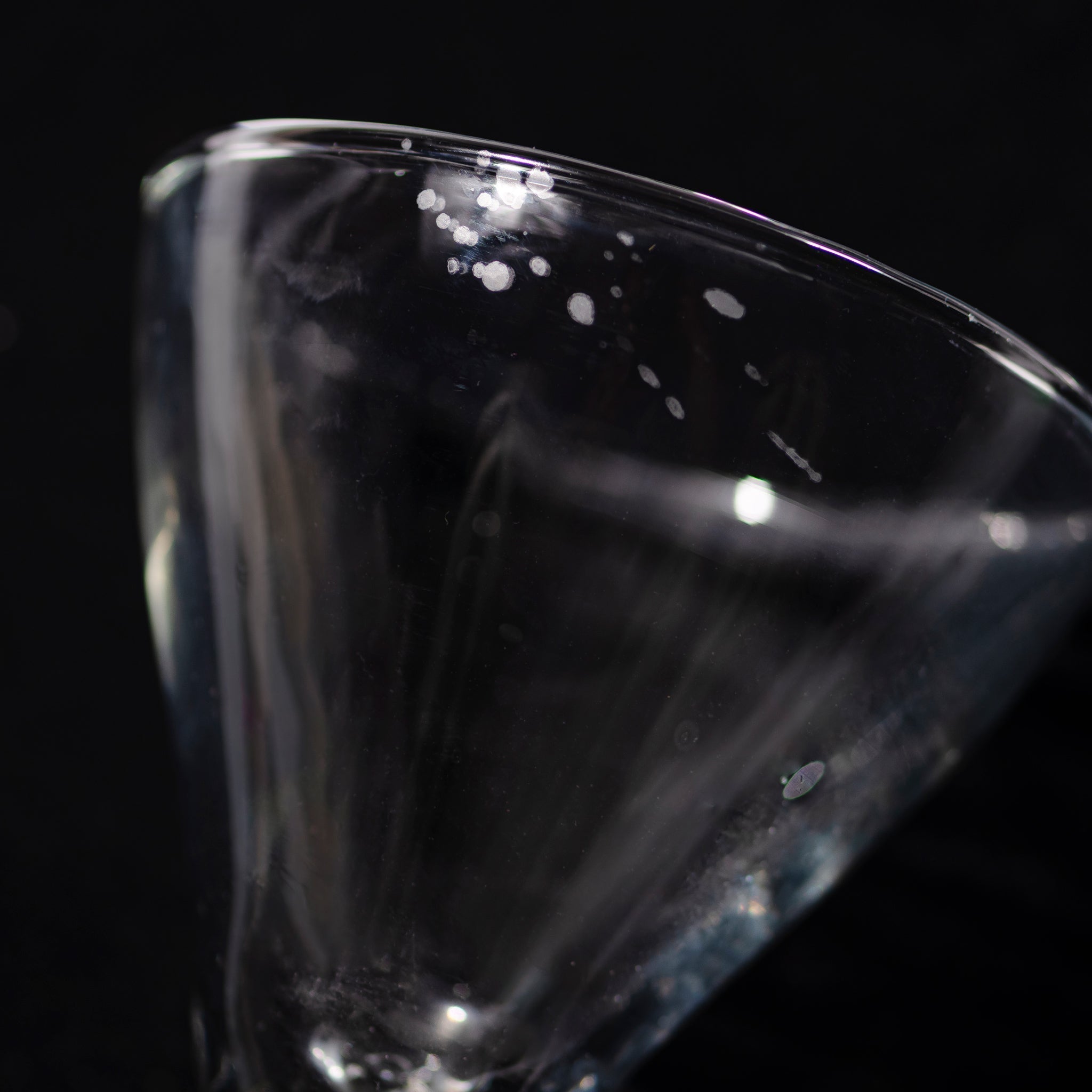 PUEBCO BLOW GLASS DESSERT CUP / Triangle