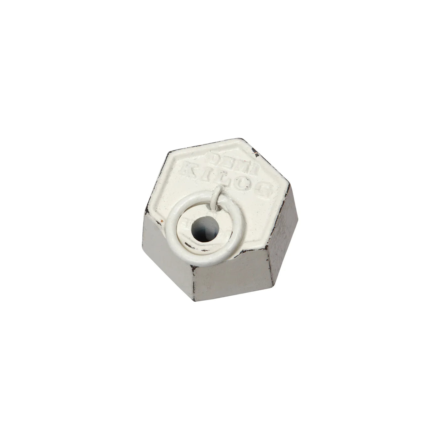 PUEBCO 500G PAPER WEIGHT/PEN STAND - MAT WHITE