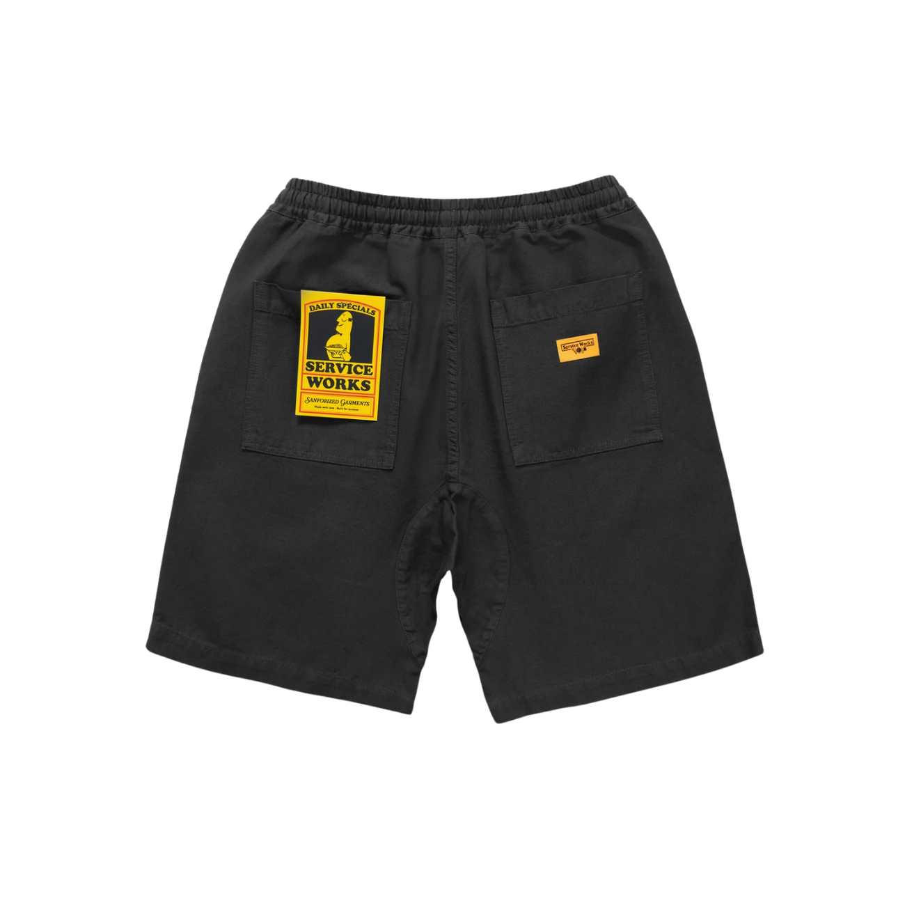 SERVICE WORKS CANVAS CHEF SHORT - BLACK