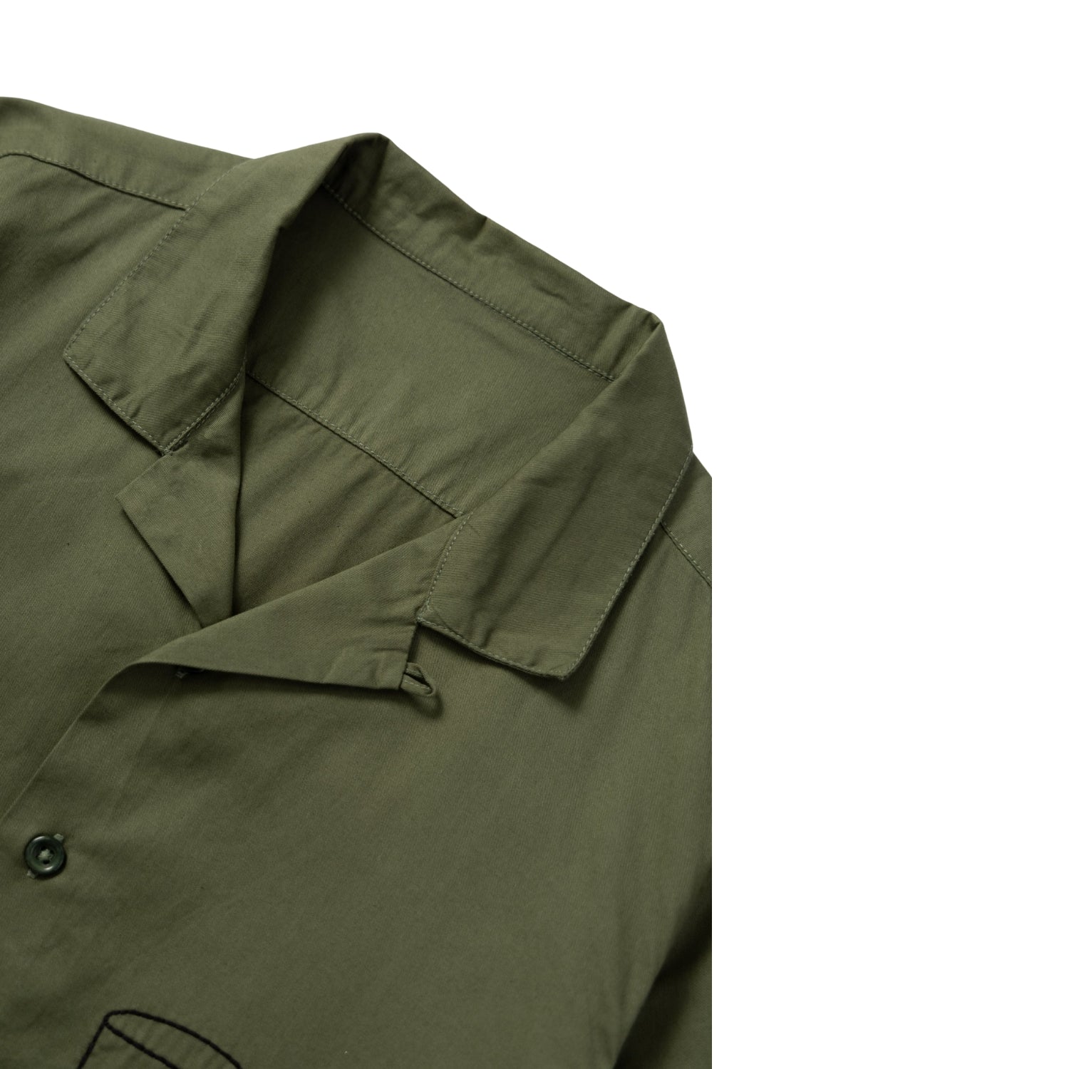 SERVICE WORKS  LIGHT TWILL PICNIC SHIRT - OLIVE