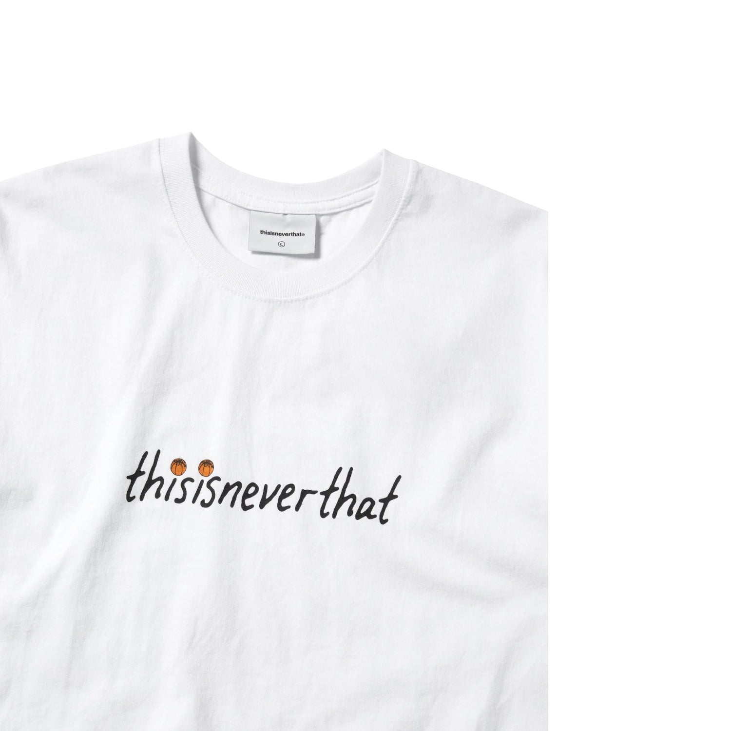 THISISNEVERTHAT DUNK HOOP TEE - WHITE