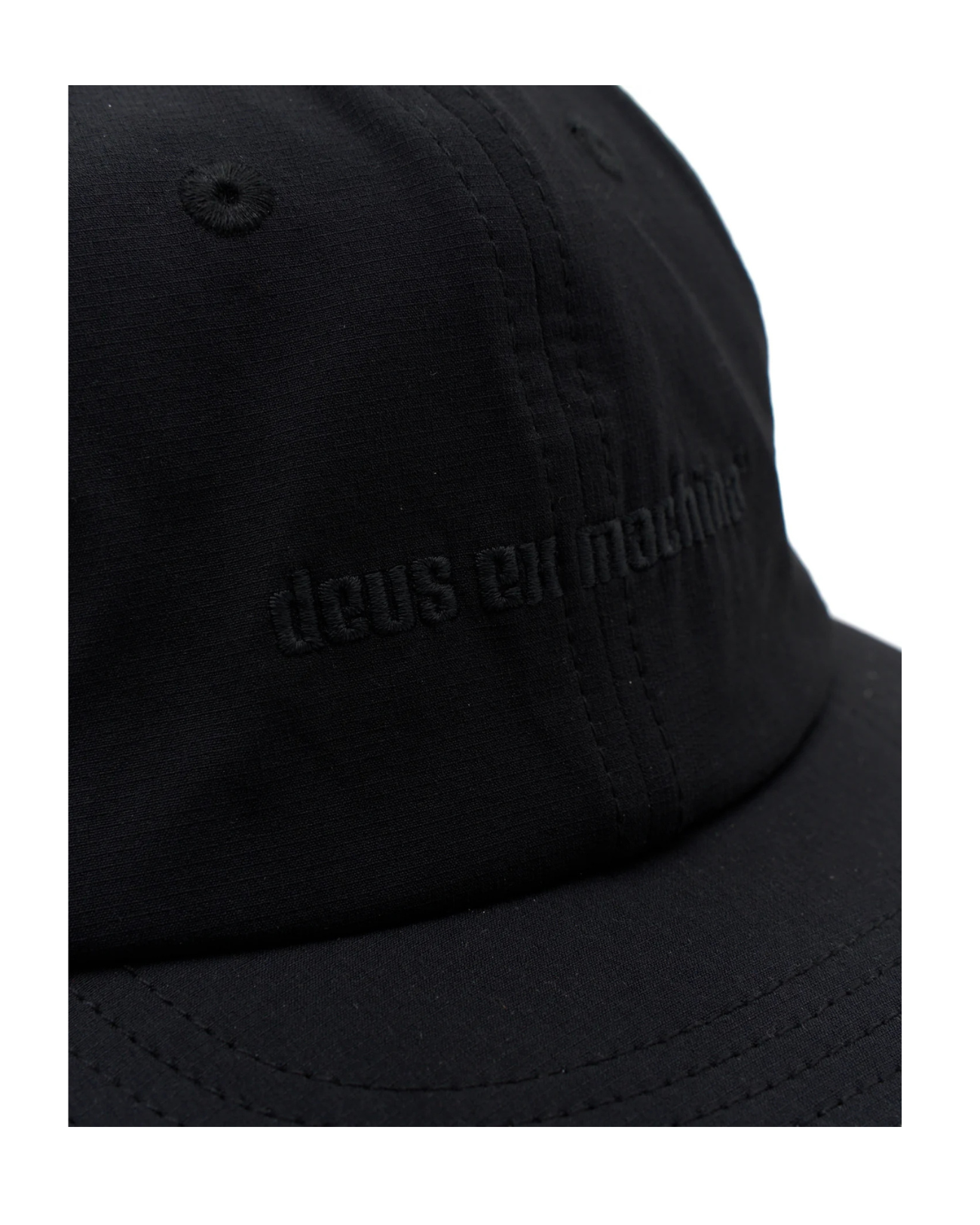 DEUS EX MACHINA LATE NIGHT 8 PANEL CAP - BLACK