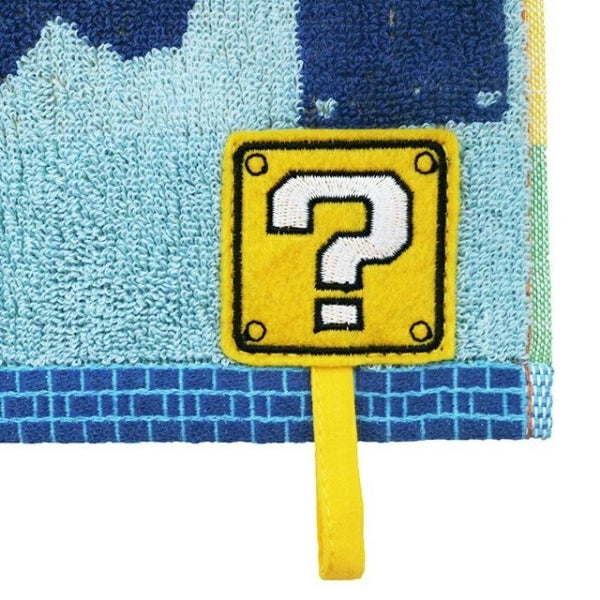 MARUSHIN SUN HEART  SUPER MARIO QUESTION BLOCK MINI TOWEL - MULTICOLOR