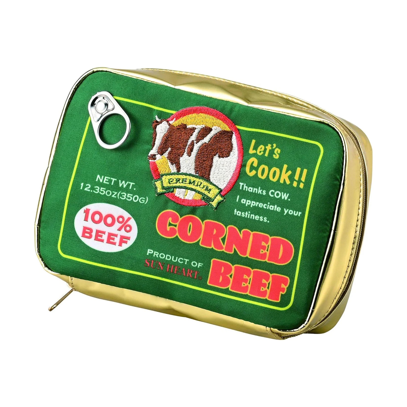 MARUSHIN SUN HEART YUP! CORNED BEEF CAN - GREEN