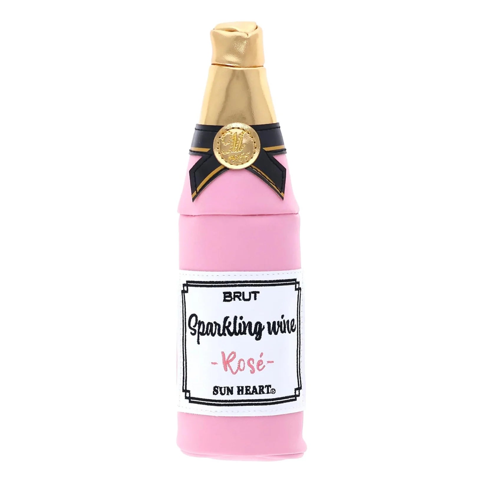 MARUSHIN SUN HEART YUP! SPARKLING WINE BOTTLE - PINK/GOLD