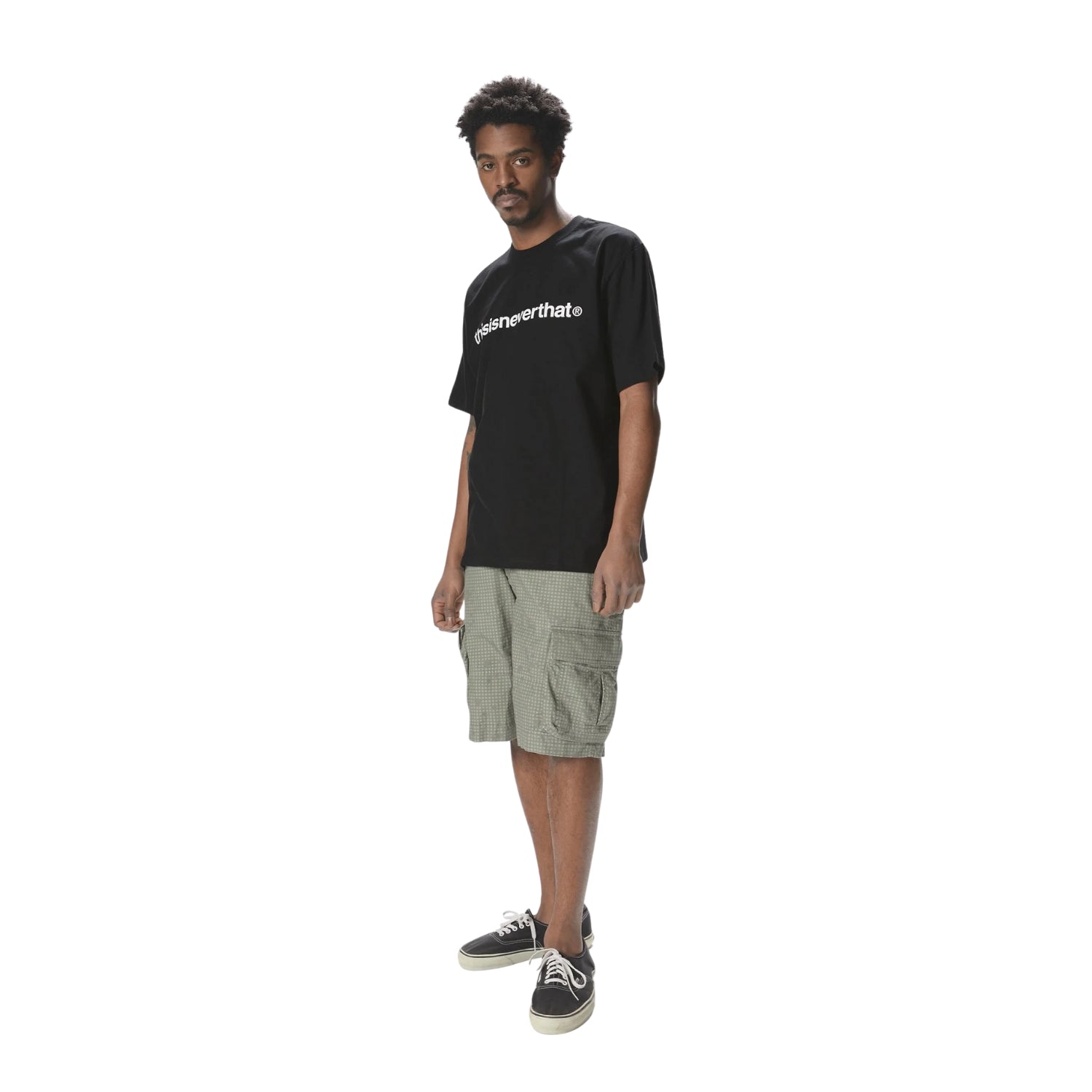 THISISNEVERTHAT T-LOGO TEE - BLACK