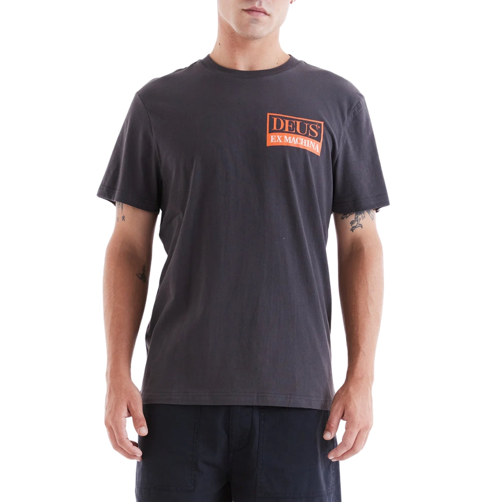 DEUS EX MACHINA SHAKE UP TEE - ANTHRACITE