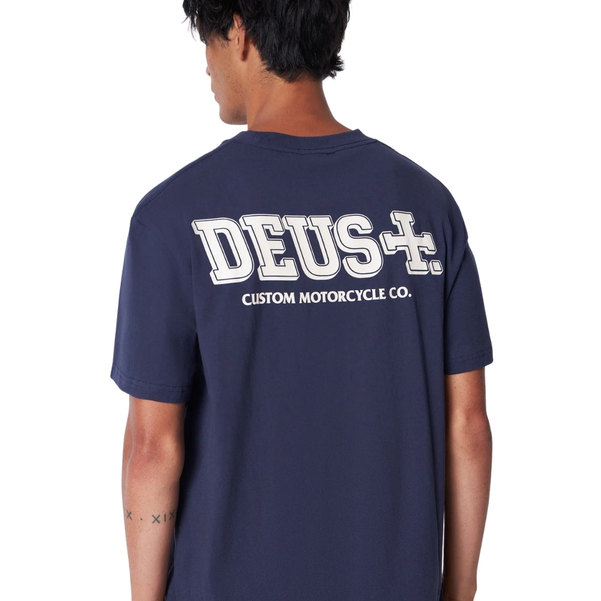 DEUS EX MACHINA NO SHELTER TEE - NAVY