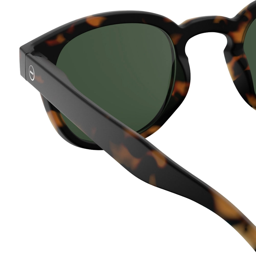 IZIPIZI  SUN C TORTOISE GREEN LENSES - TORTOISE