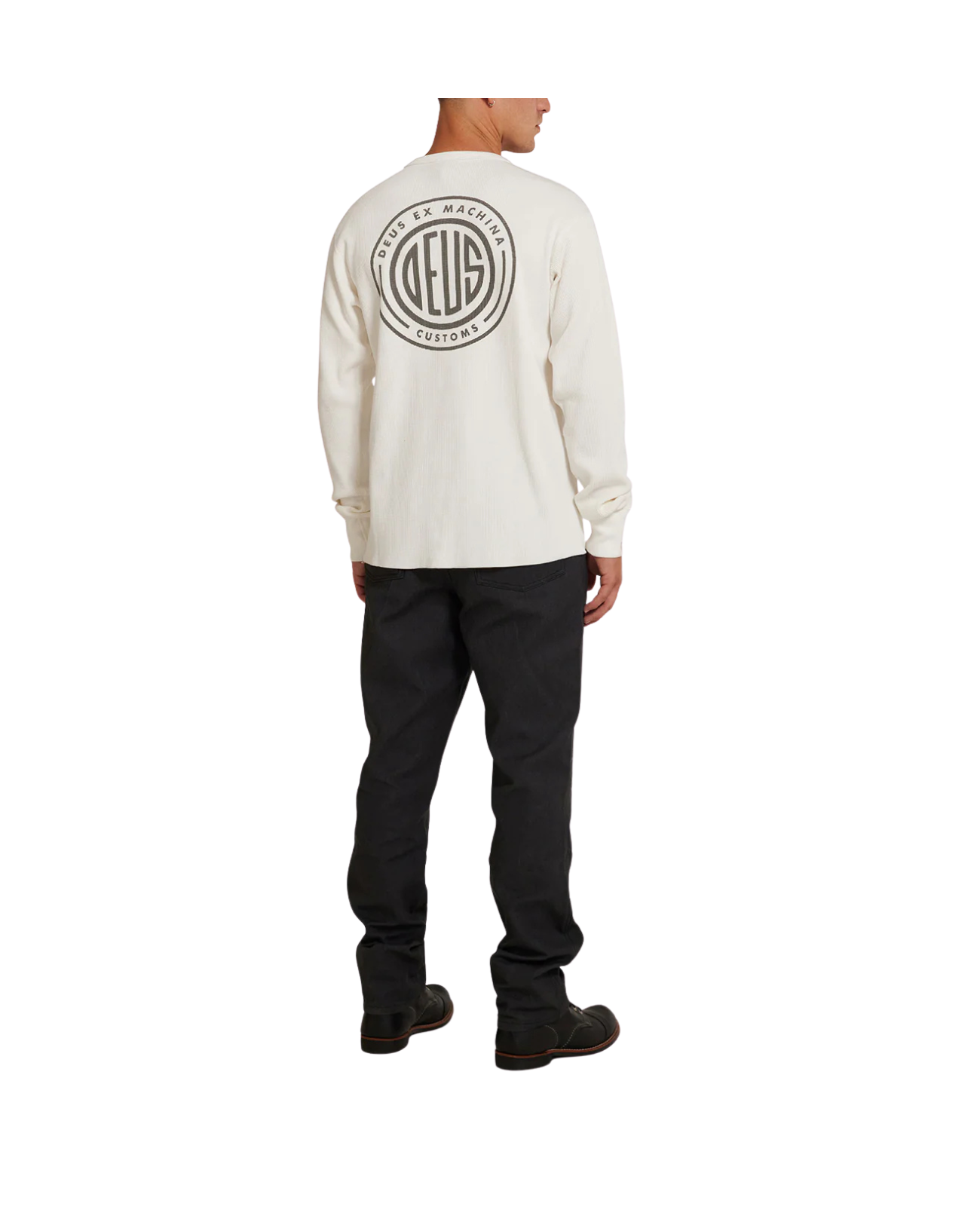 DEUS EX MACHINA RIDERS FRIEND THERMAL TOP - NATURAL