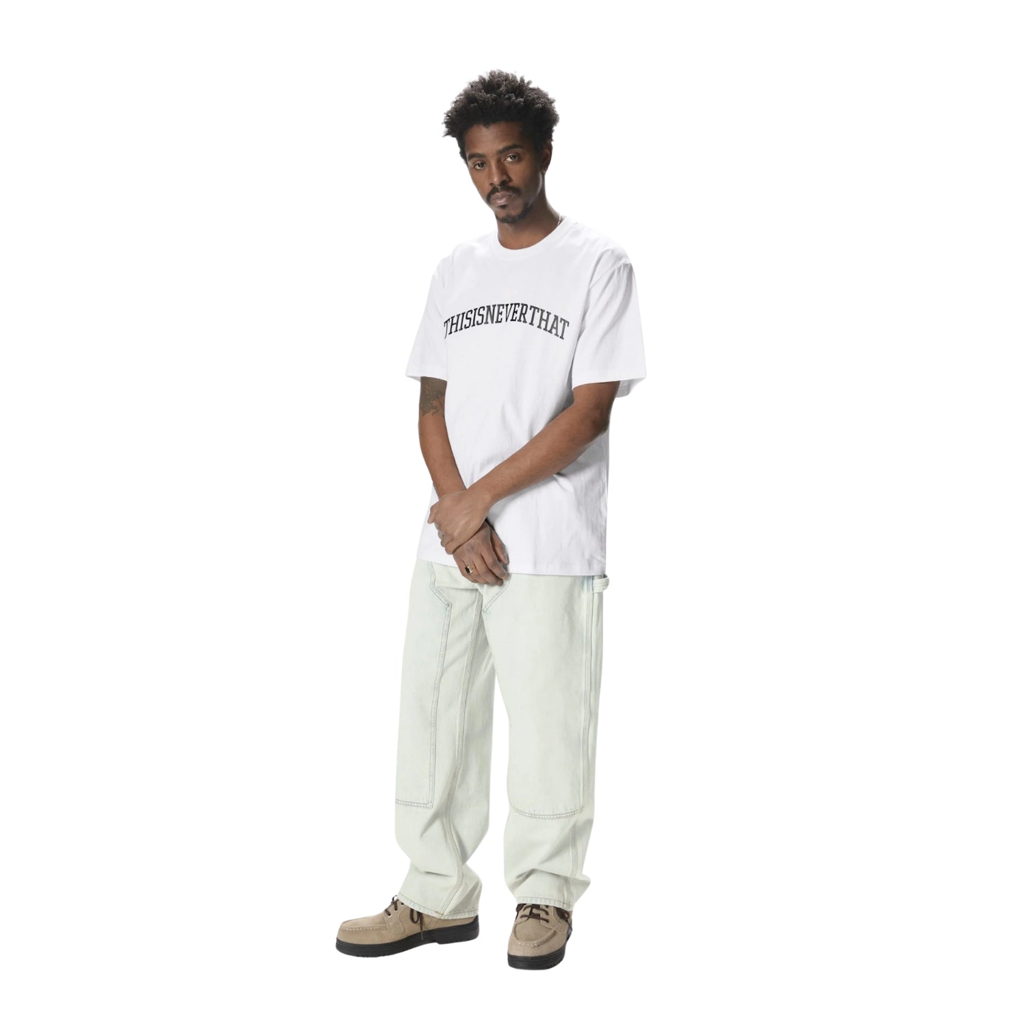THISISNEVERTHAT ARCH-LOGO TEE - WHITE