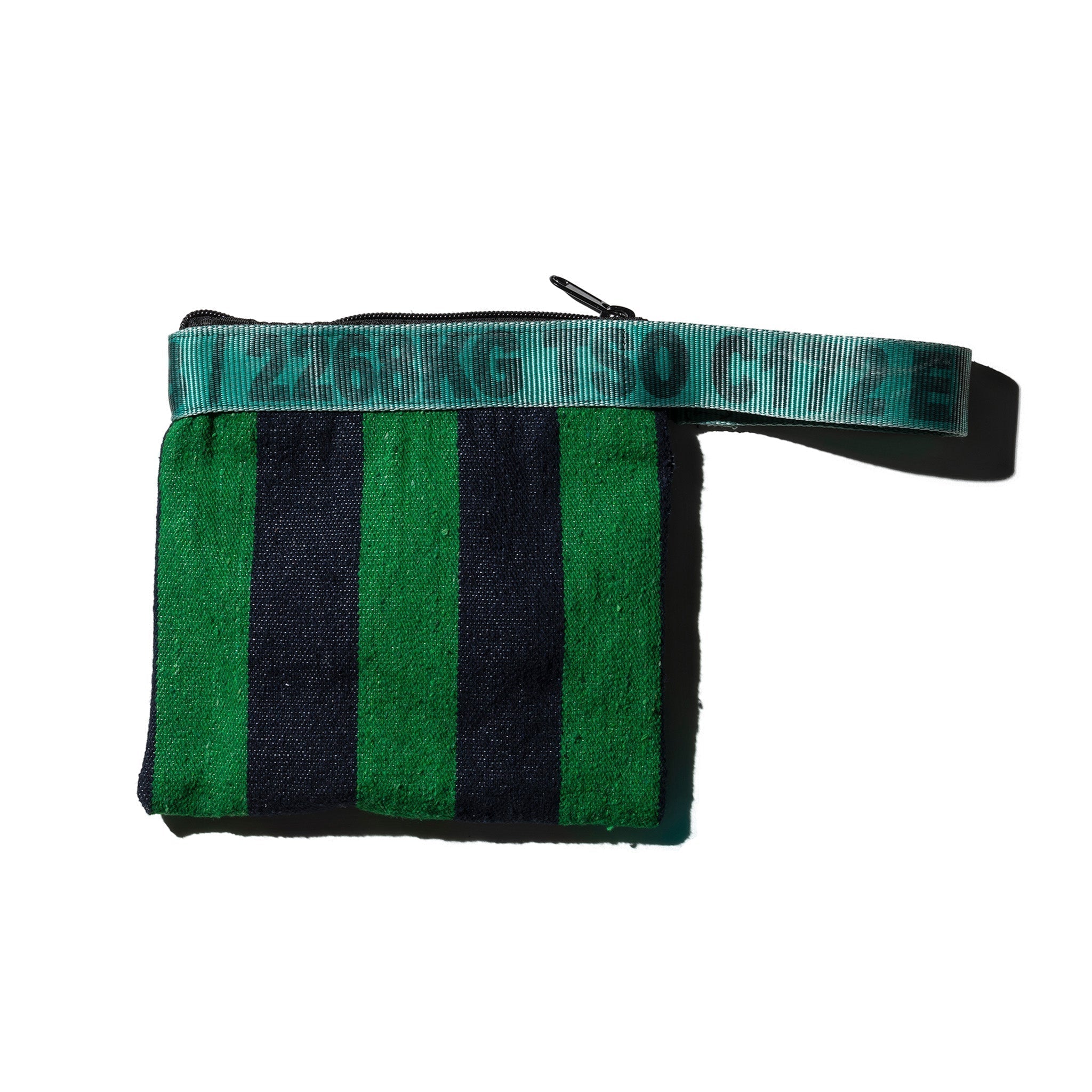 PUEBCO RUG POUCH / Green x Navy Blue