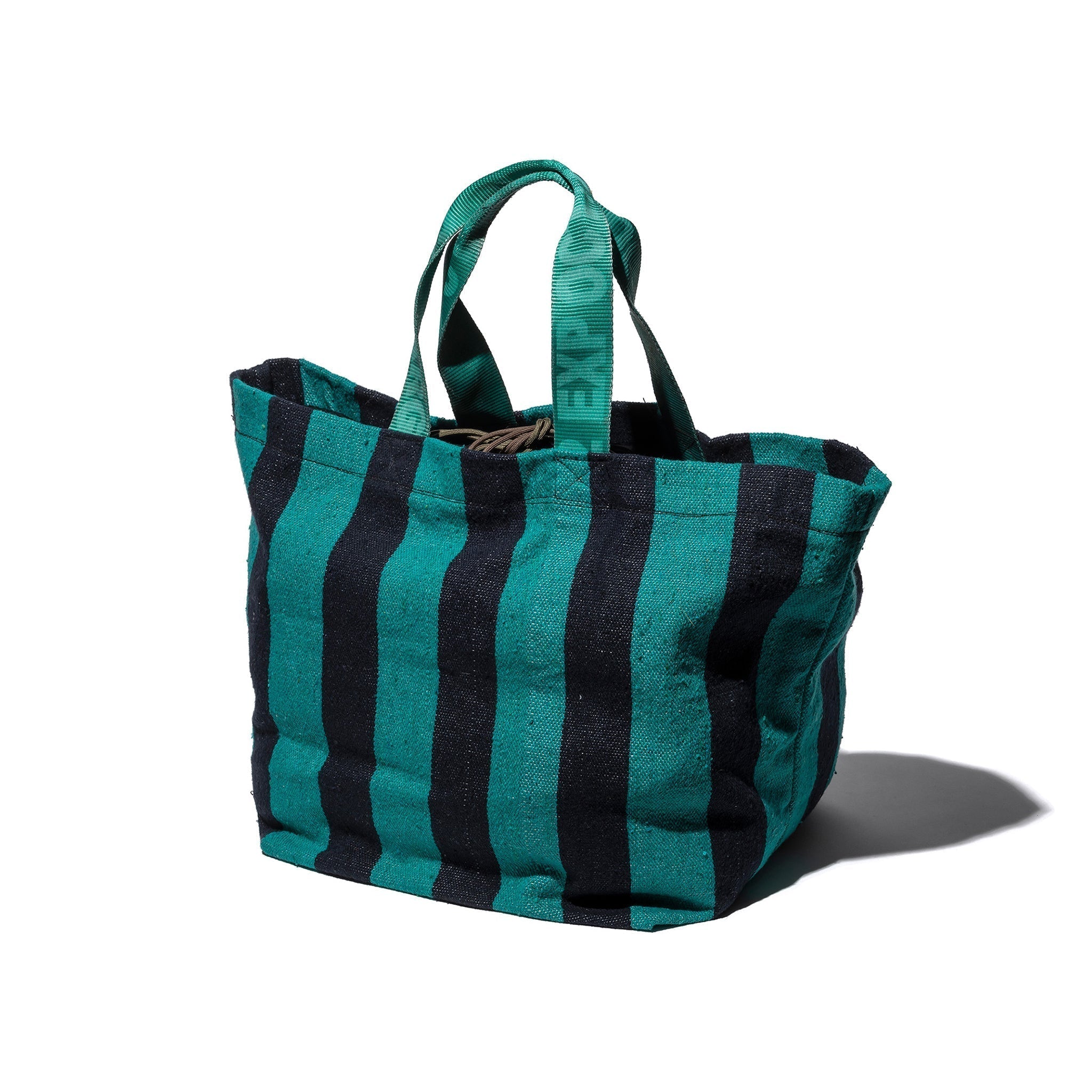 PUEBCO RUG BAG / Turquoise x Navy Blue