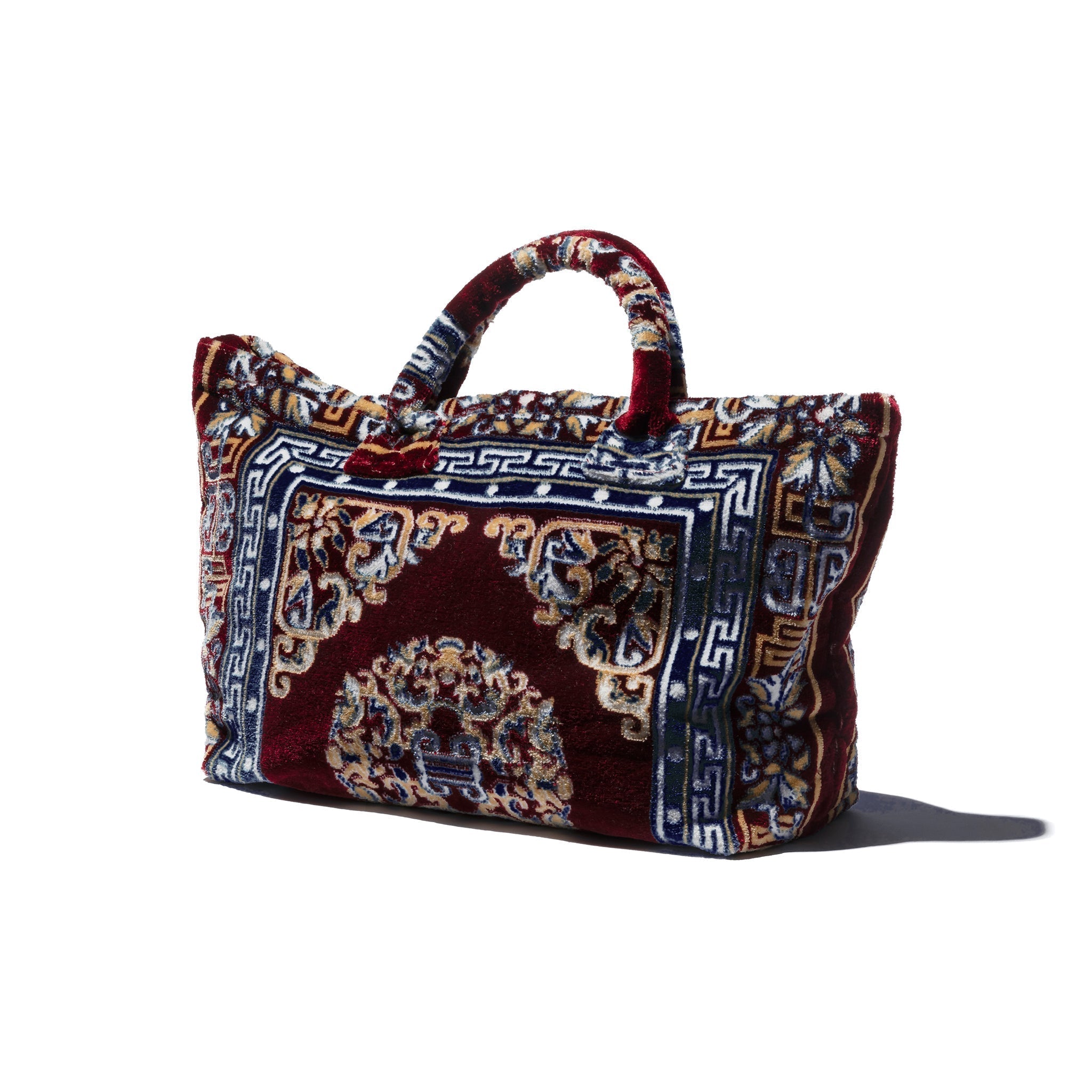 PUEBCO RUG FABRIC BAG / Burgundy