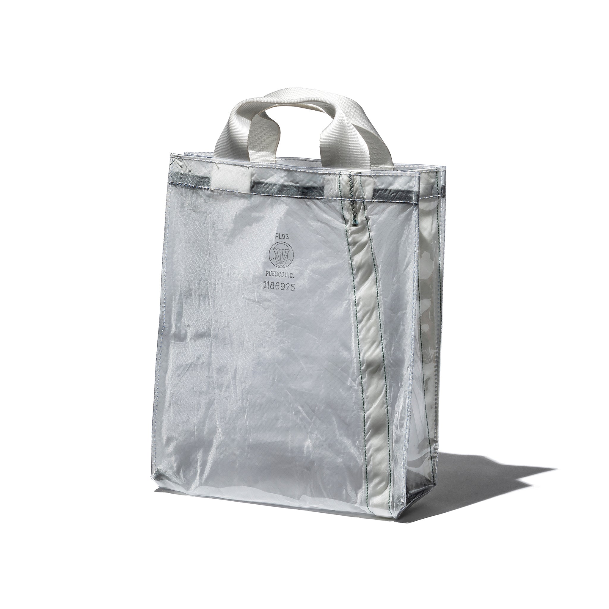 PUEBCO COVERED PARACHUTE DOCUMENT BAG / White