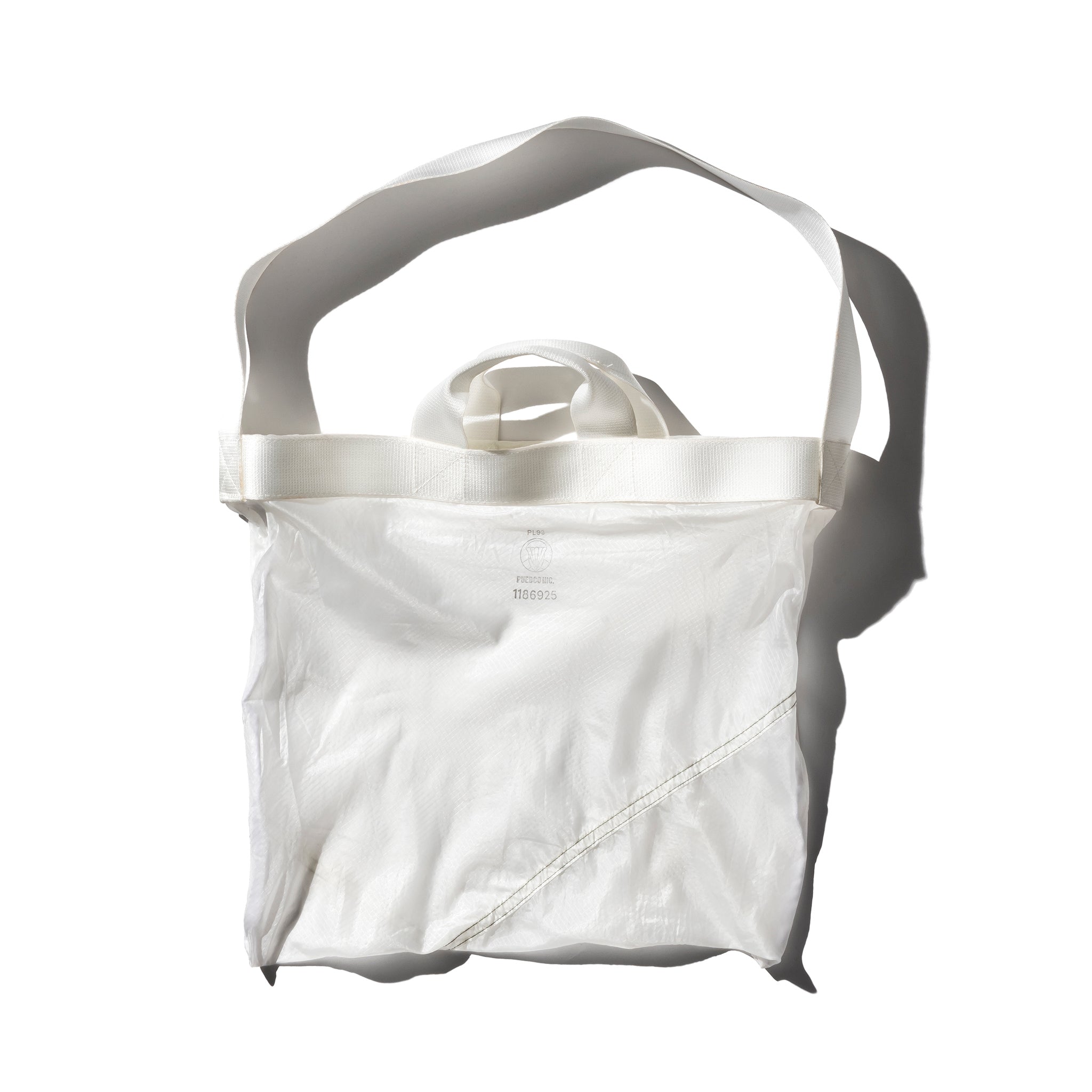 PUEBCO VINTAGE PARACHUTE LIGHT 2-WAY BAG / White