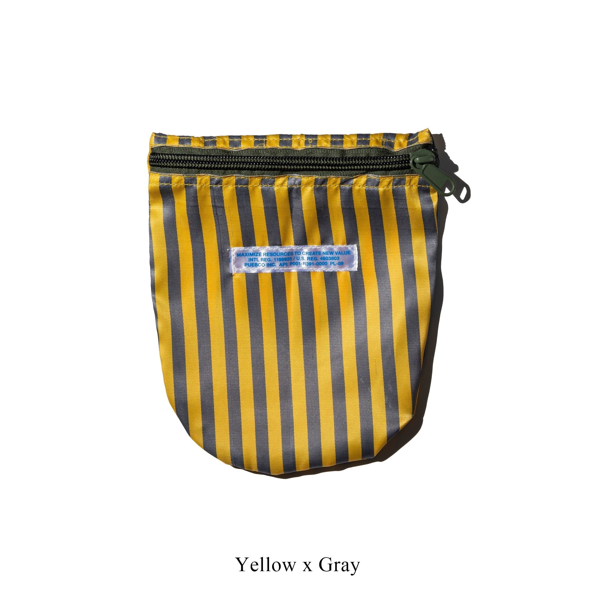 PUEBCO SCHOOL TIE FABRIC SEMICIRCLE POUCH