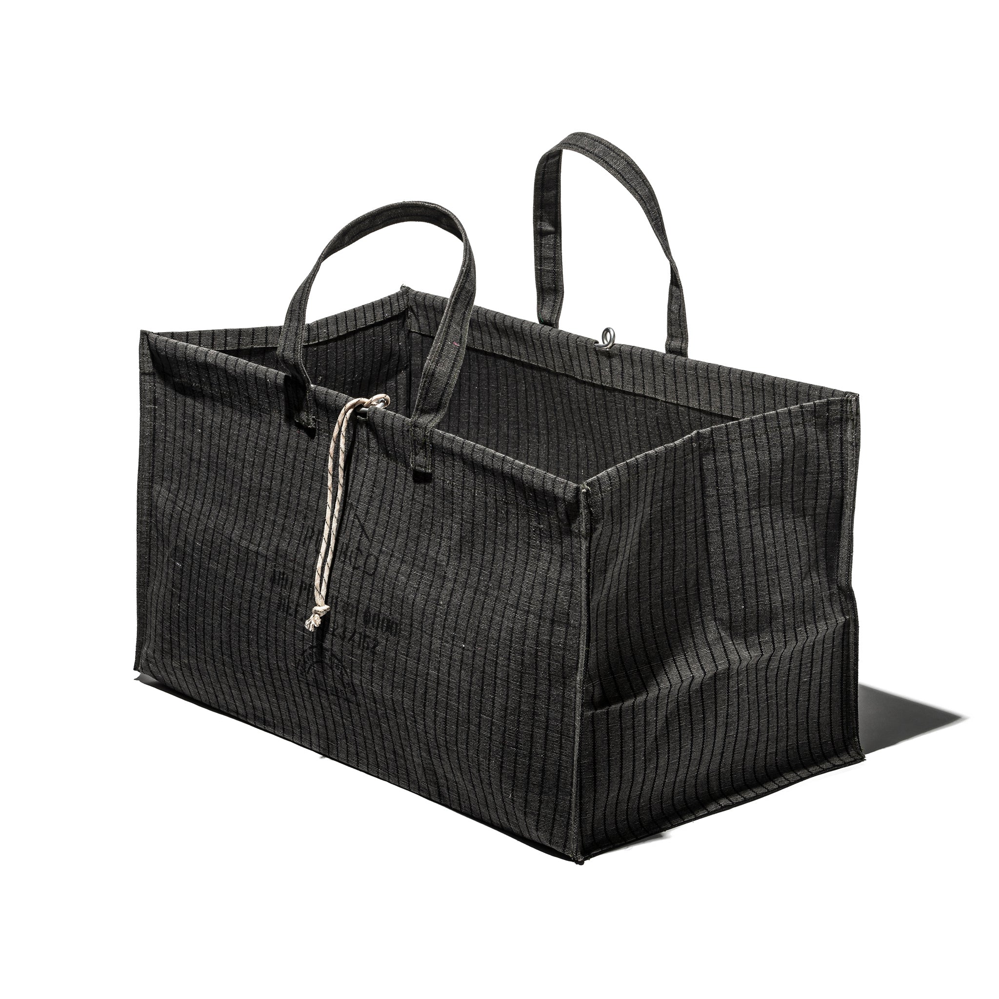 PUEBCO WAXED CANVAS LARGE BAG / Gray