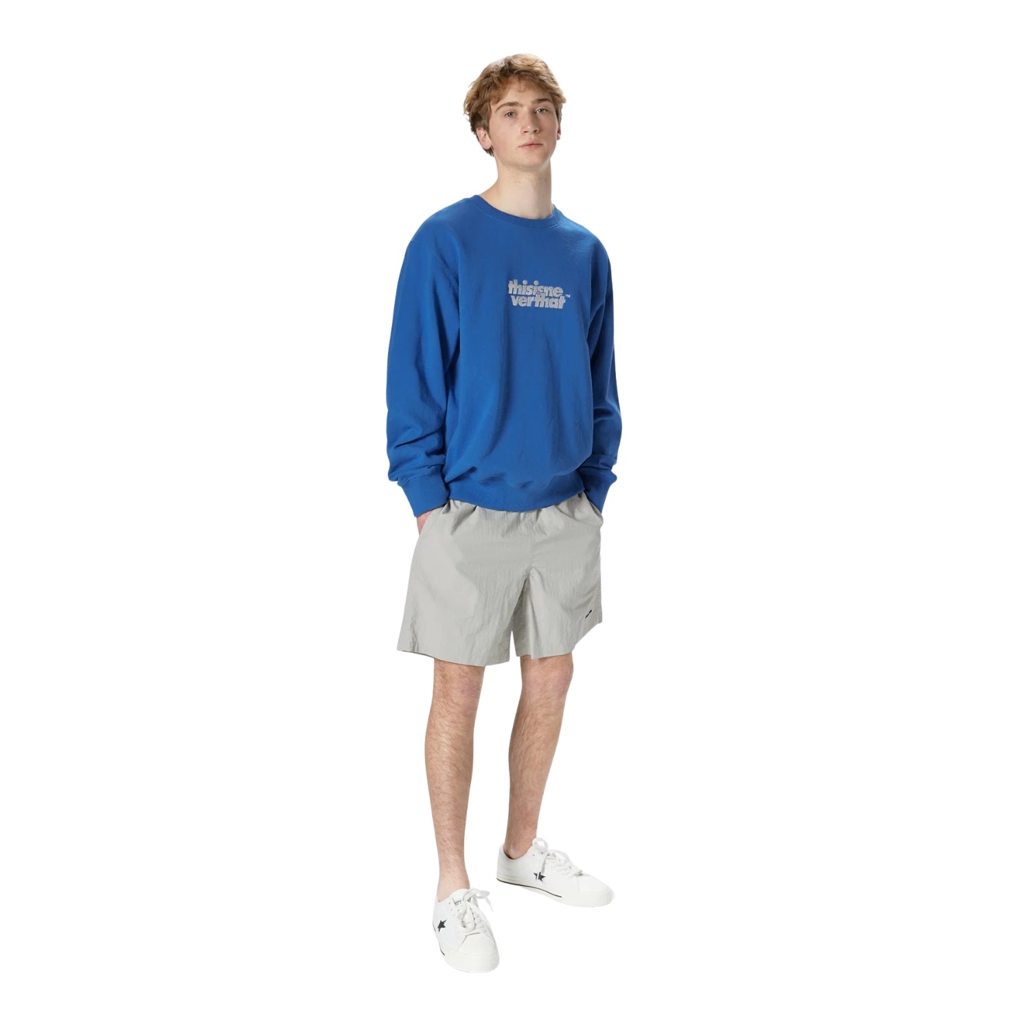 THISISNEVERTHAT JOGGING SHORT - WARM GREY