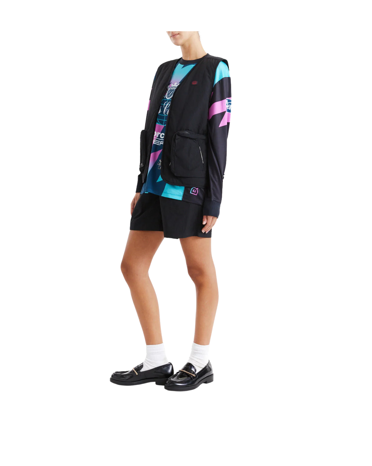 Deus Ex Machina Paper Street Vest - Black Beauty