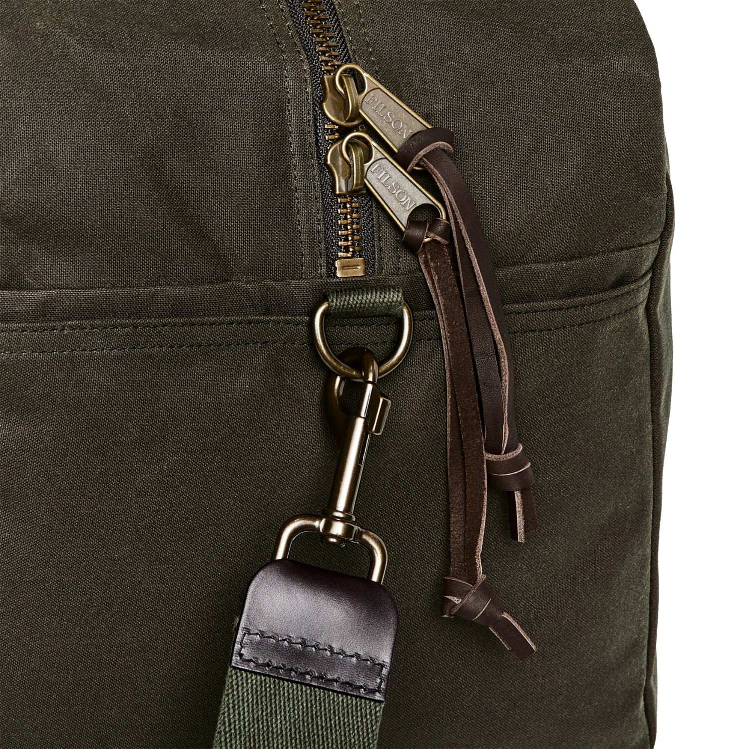 FILSON  MEDIUM TIN CLOTH DUFFLE BAG - OTTER GREEN
