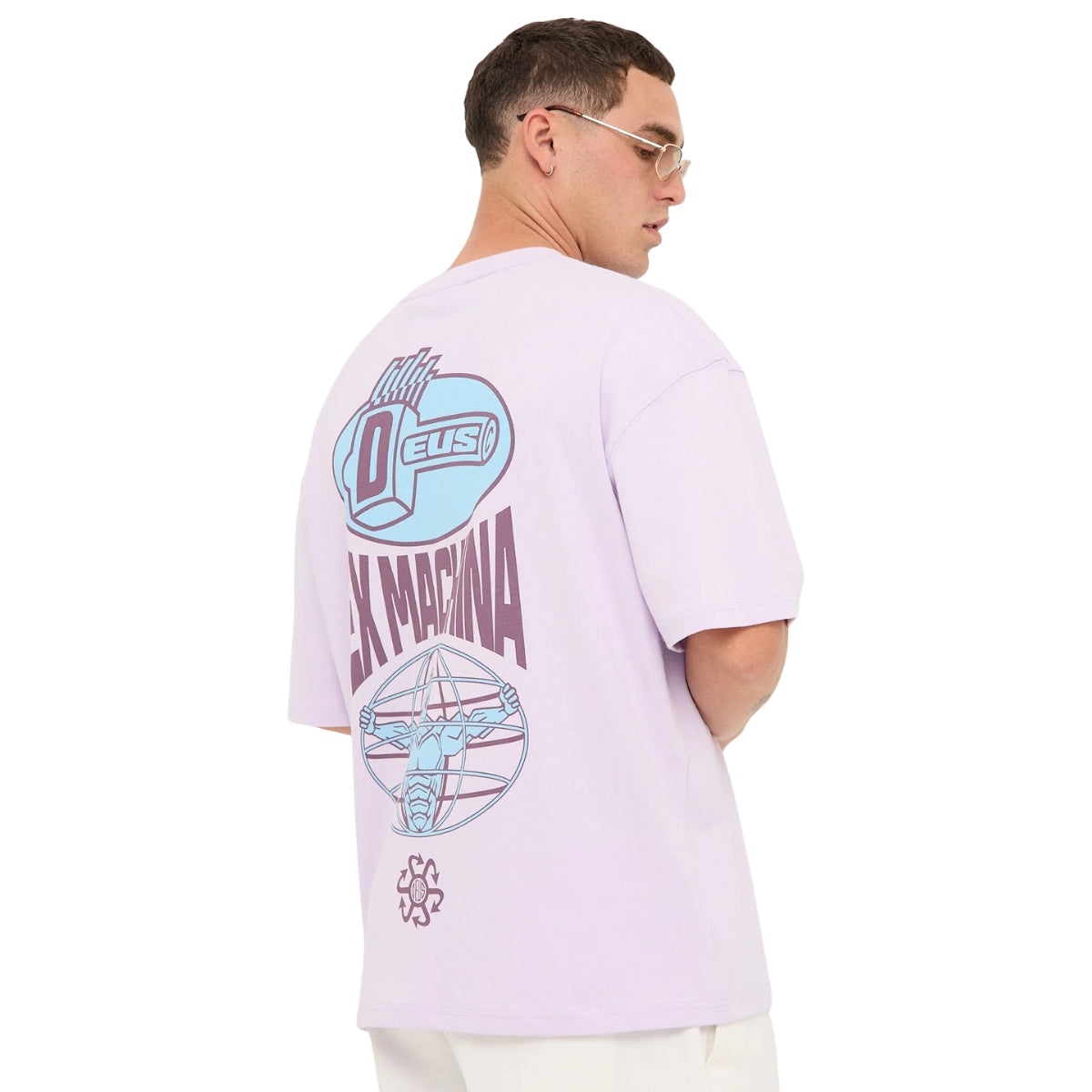 DEUS EX MACHINA GOON SQUAD TEE - ORCHID HUSH