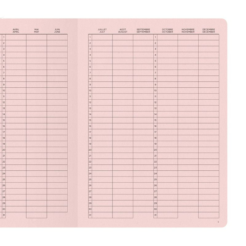 PAPIER TIGRE  NOTEBOOK A5 - ADMIN PLAIN