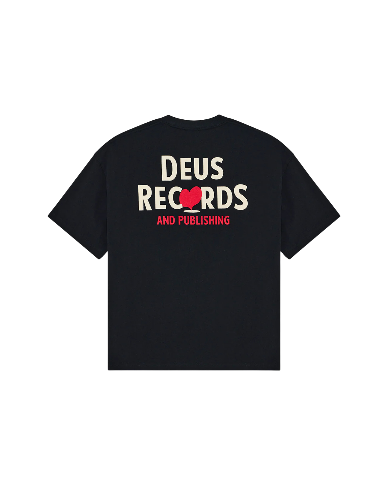 DEUS EX MACHINA DEEP CUT TEE - BLACK