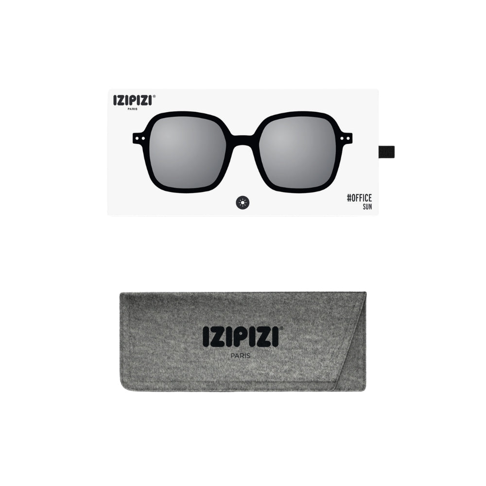 IZIPIZI SUN OFFICE BLACK GREY LENSES - BLACK