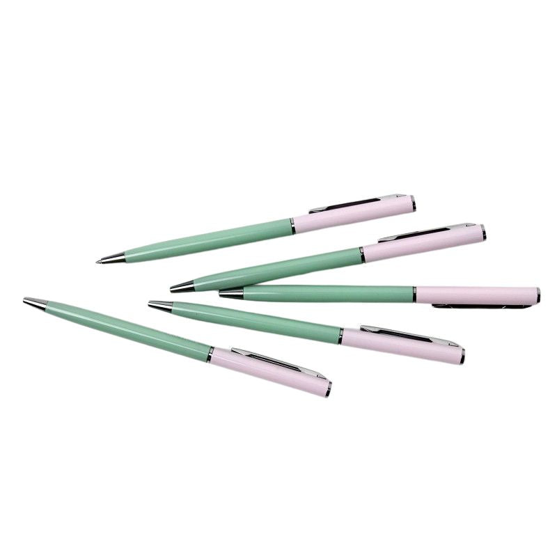 PAPIER TIGRE  BALLPOINT PEN - SOFT PINK/GREEN